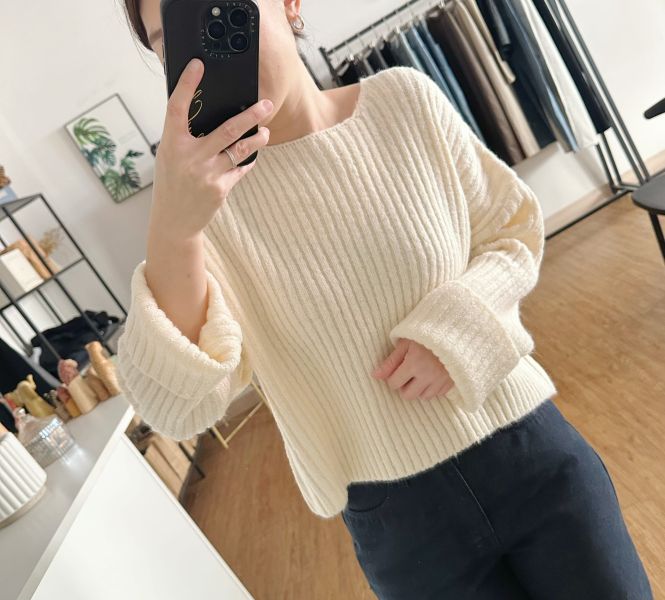 大坑紋鉤針上衣 鉤針上衣