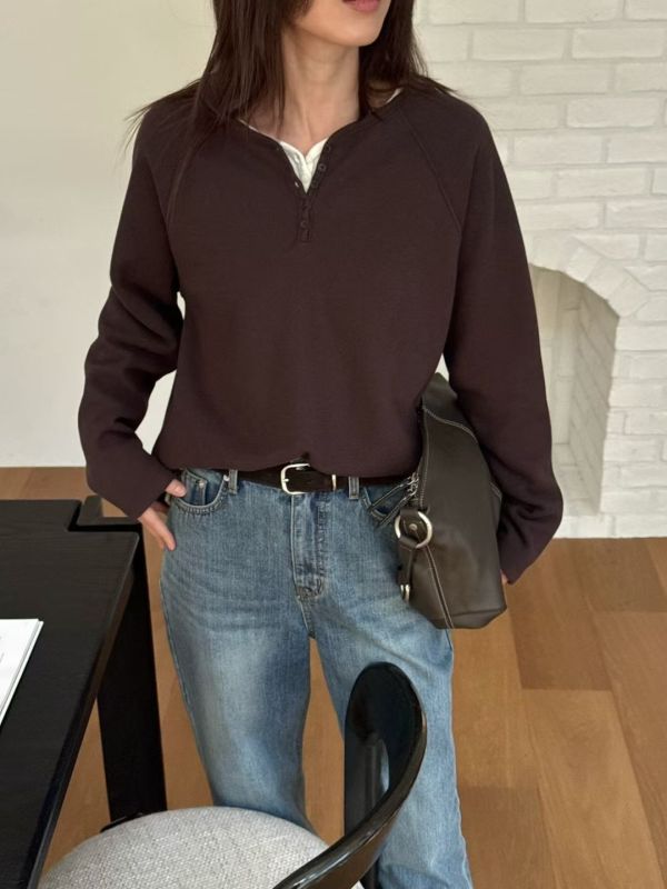 開釦磨毛Ｔ 磨毛Ｔ