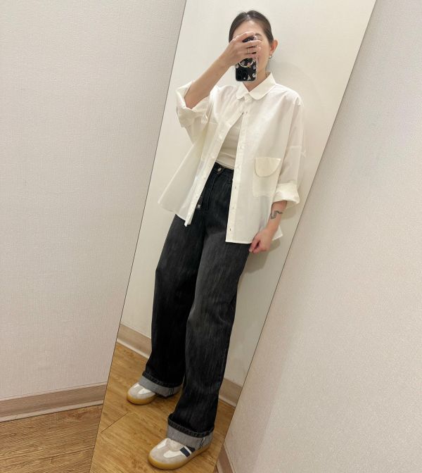 俏皮口袋挺版襯衫 造型襯衫