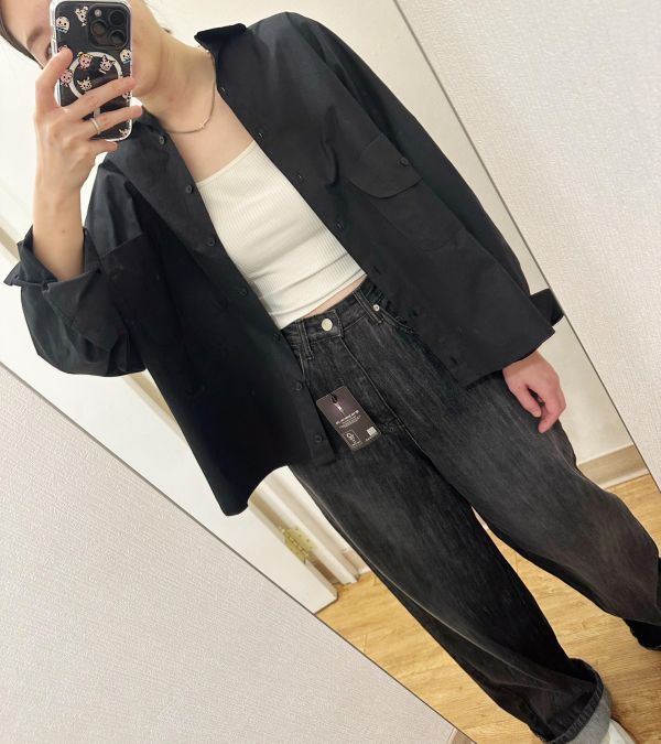 俏皮口袋挺版襯衫 造型襯衫