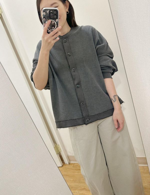 圓領寬身棉外套 棉外套