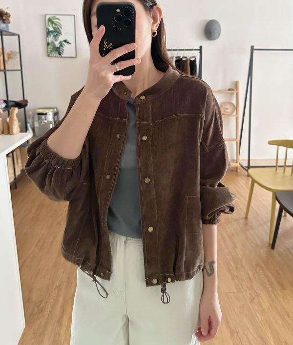 絨面造型外套 絨面外套