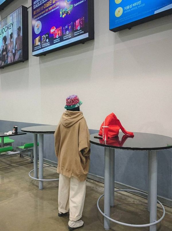 寬身長版帽Ｔ 長版帽Ｔ