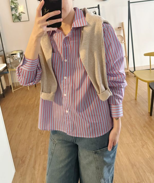 直條紋襯衫 條紋襯衫
