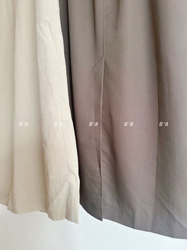 微光澤長裙 長裙