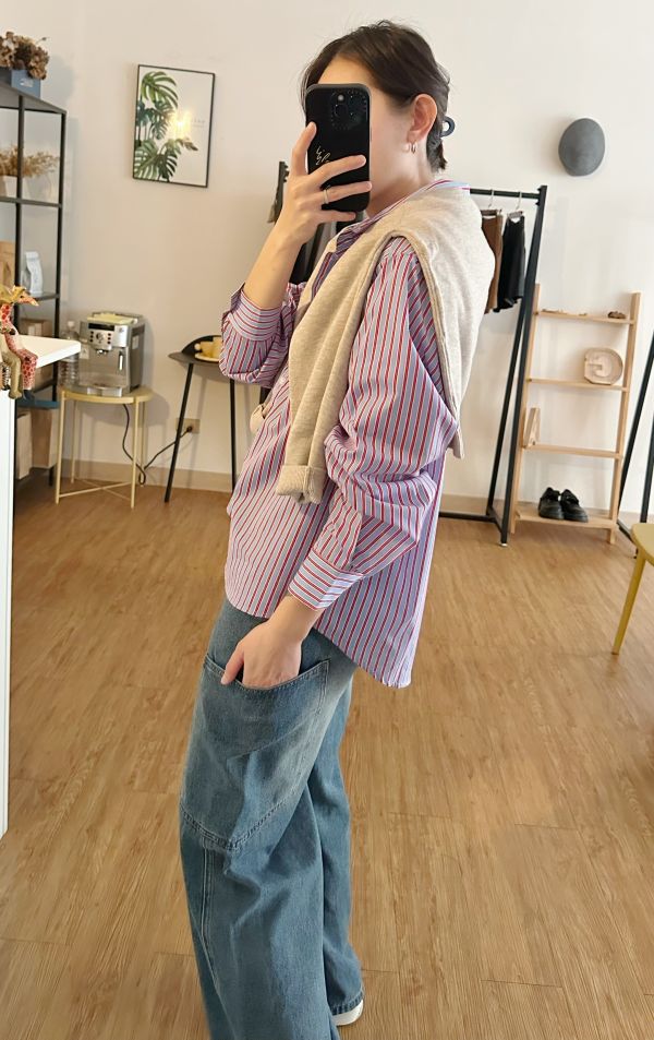 直條紋襯衫 條紋襯衫