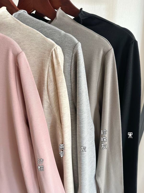 捲邊內薄刷毛Ｔ 內刷毛棉Ｔ