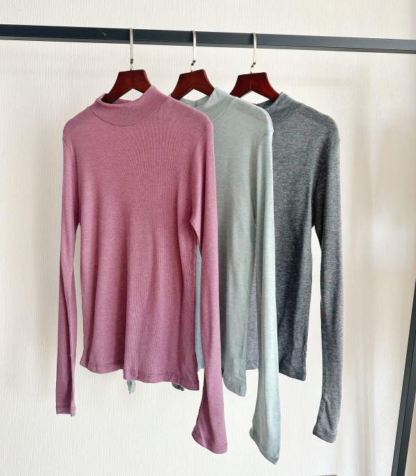 細針織立領Ｔ 立領Ｔ