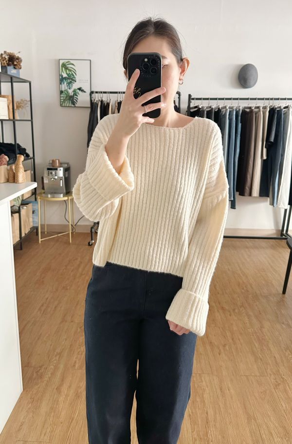 大坑紋鉤針上衣 鉤針上衣