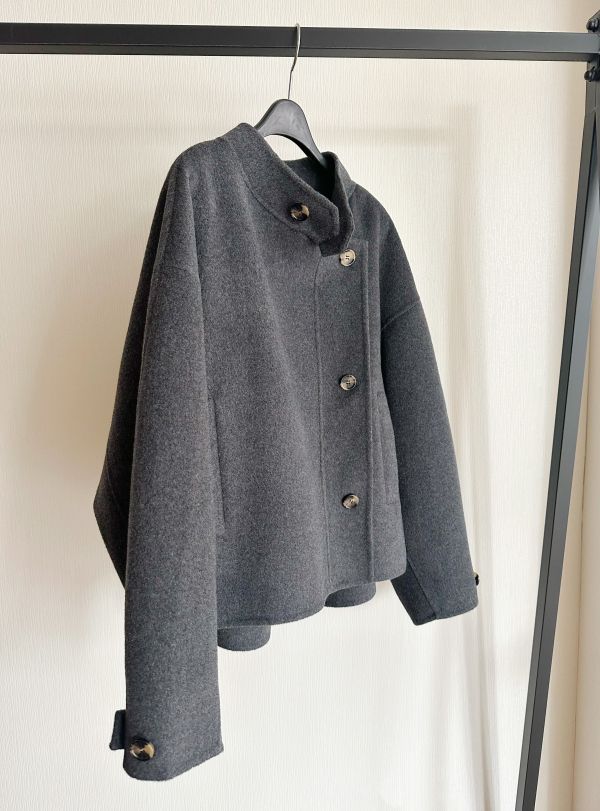 立領手工羊毛大衣 手工羊毛大衣