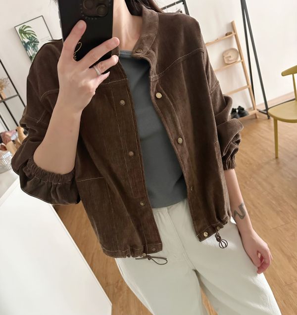 絨面造型外套 絨面外套