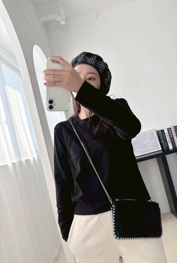 菱格紋德絨棉Ｔ 德絨棉Ｔ