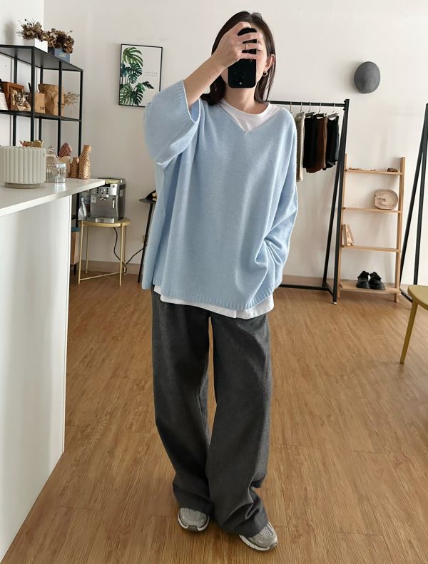 寬身羊毛衫 寬身羊毛衫