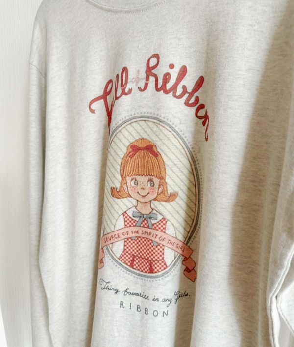 可愛女孩磨毛棉Ｔ 磨毛棉Ｔ