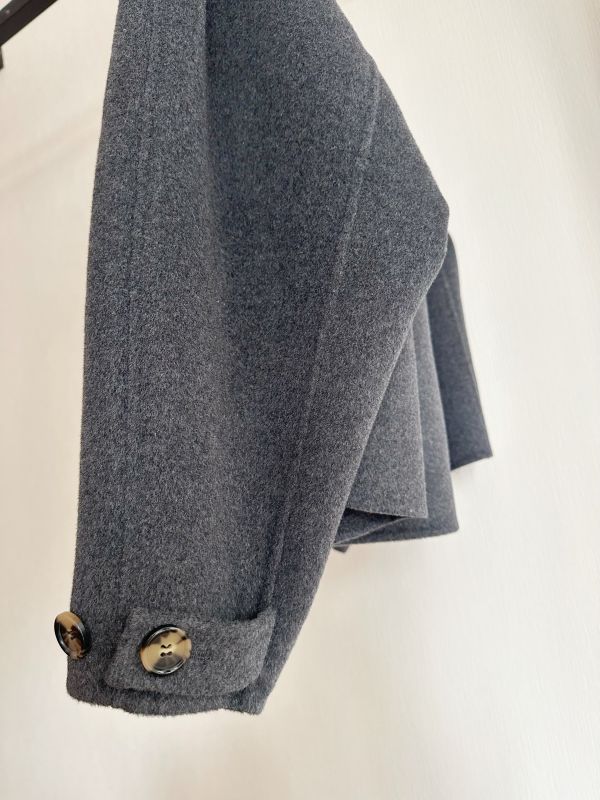 立領手工羊毛大衣 手工羊毛大衣