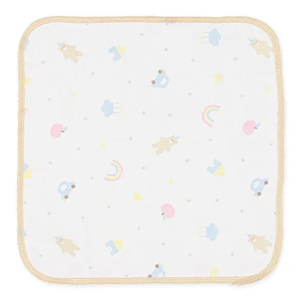 日本 紗布巾5入組（七彩星星） 日本紗布巾 紗布巾 寶寶洗澡巾 沐浴用品 洗澡用品
手帕 毛巾 寶寶毛巾