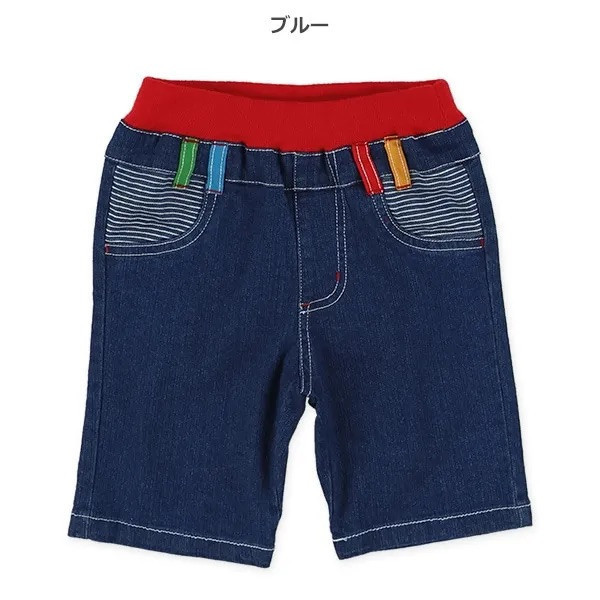 日本寶寶褲 柔軟深牛仔褲 