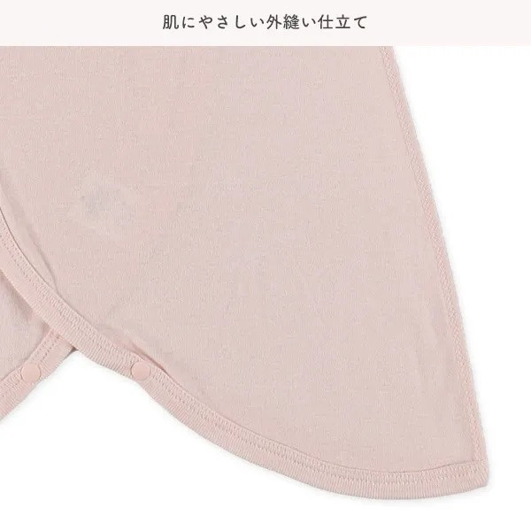 日本西松屋 新生兒紗布衣10件套組（粉色小動物） 