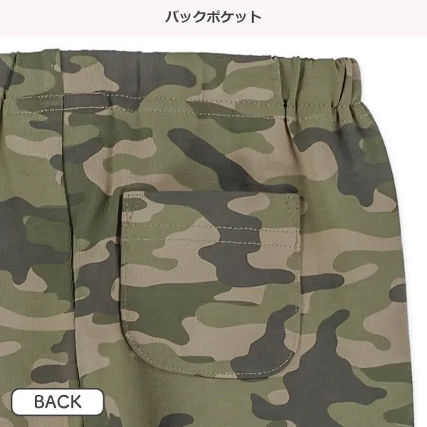 日本西松屋 露營風帥氣寶寶迷彩褲（有口袋） 