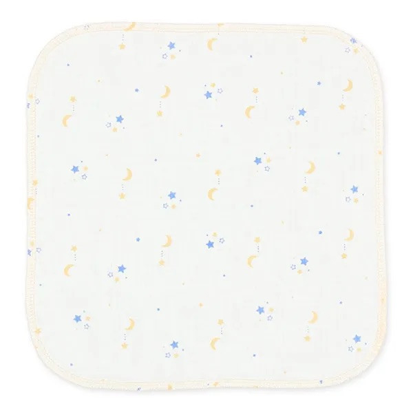 日本 紗布巾5入組（星星/月亮） 日本紗布巾 紗布巾 寶寶洗澡巾 沐浴用品 洗澡用品
手帕 毛巾 寶寶毛巾