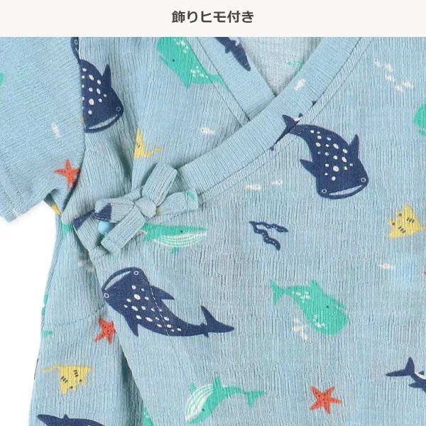 日本寶寶甚平（鯨鯊.鯨魚.小魟魚甚平連身衣） 