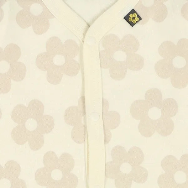 日本60-80cm加厚款長袖包屁衣兩件組（芬蘭風大花朵） 