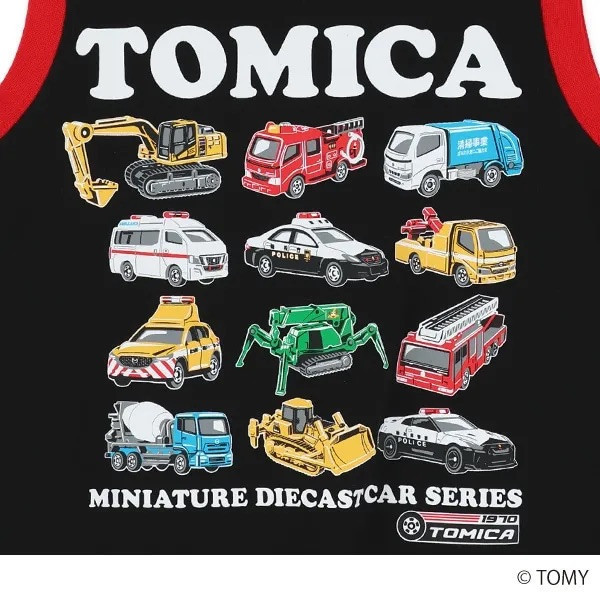 日本西松屋 90/95cm TOMICA背心上衣 