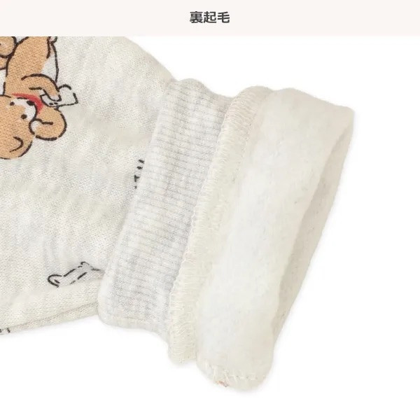 西松屋 愛跳舞的柴犬大學T（內刷毛） 