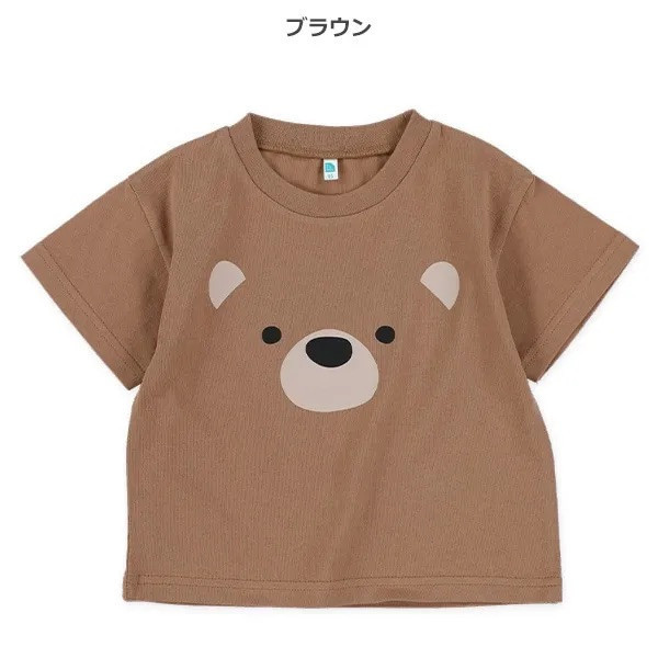日本西松屋 80/90/95cm 動物短袖上衣 