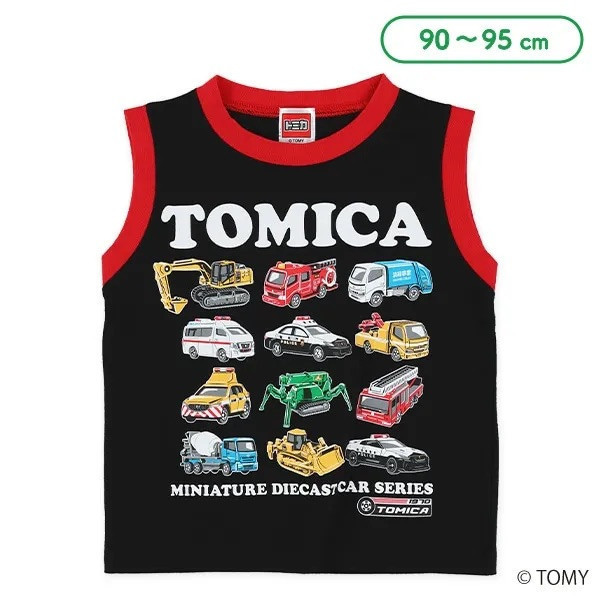 日本西松屋 90/95cm TOMICA背心上衣 