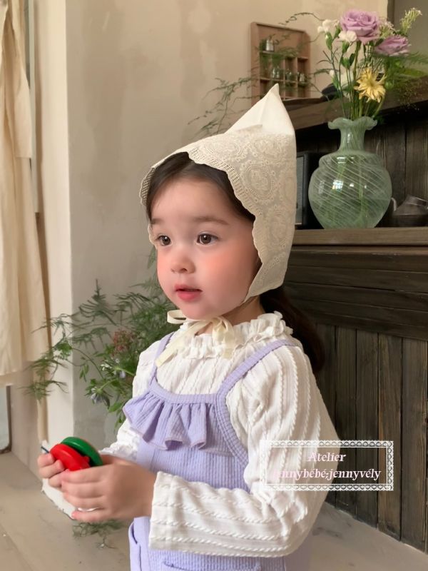 春季新品 粉紫色吊帶喇叭褲 