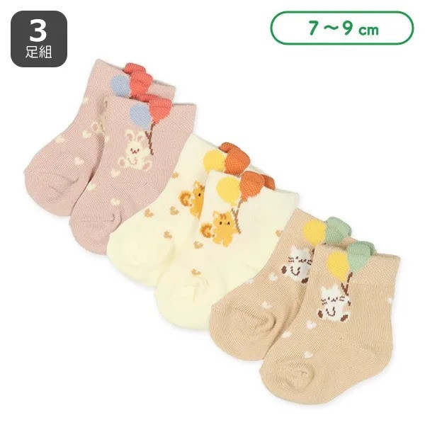 西松屋 7-9cm 新生兒 拉氣球的小動物們 