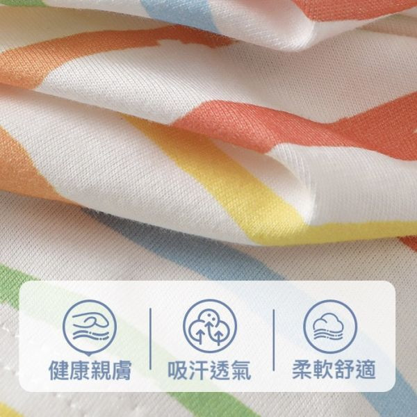 彩色條紋泰迪熊上衣 