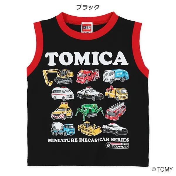 日本西松屋 90/95cm TOMICA背心上衣 