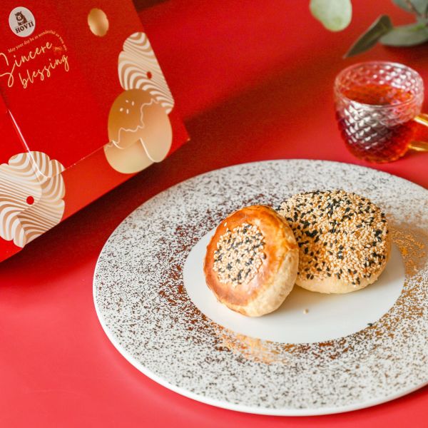 HOVII 鹹Q餅&甜燒餅禮盒 春節禮盒