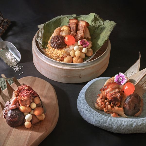 珍珠坊 粽情5入裝 端午粽、紫米紅藜花生粽、古早味滷香粽