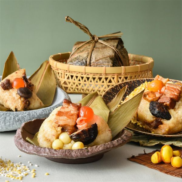 珍珠坊 粽情6入 端午粽、月桂葉五香粽、古早味滷香粽