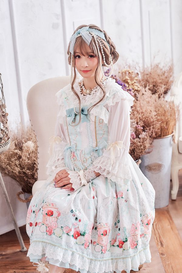 Camille in Love Jumper Skitt Camille in Love Jumper Skirt, JSK, Lolita JSK, Jumper Skirt, dress, Lolita dress, lolita fashion