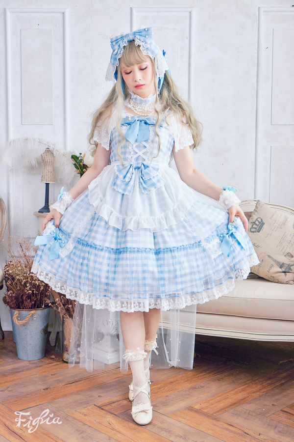 Angel of Dream Weaving Jumper Skirt Jumper Skirt, JSK, lolita dress, lolita fashion, tea party dress, wedding dress