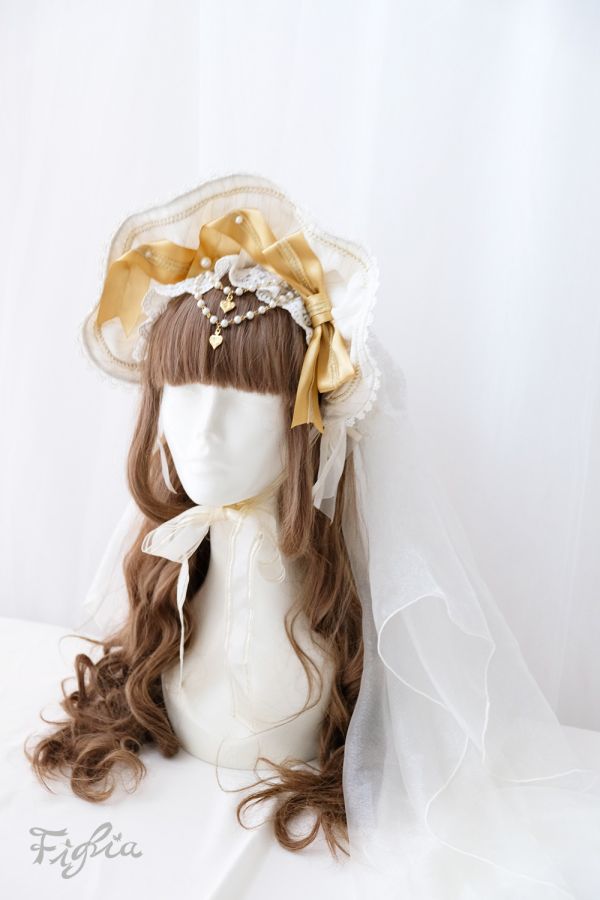 Princess Theresia Veil Bonnet Princess Theresia Veil Bonnet, Bonnet, lolita fashion, hat, lolita hat