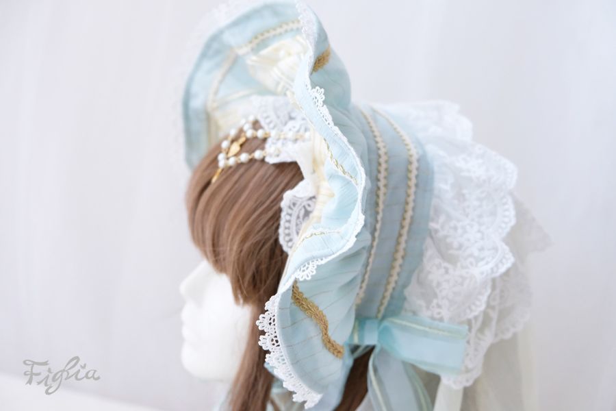 Princess Theresia Veil Bonnet Princess Theresia Veil Bonnet, Bonnet, lolita fashion, hat, lolita hat