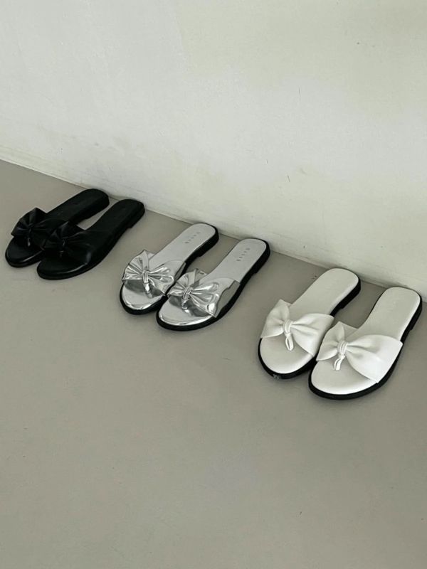 韓國質感蝴蝶結拖鞋 