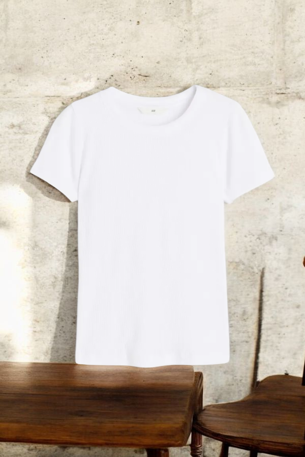 測試商品｜AI羅紋莫代爾混紡T恤 多尺寸 