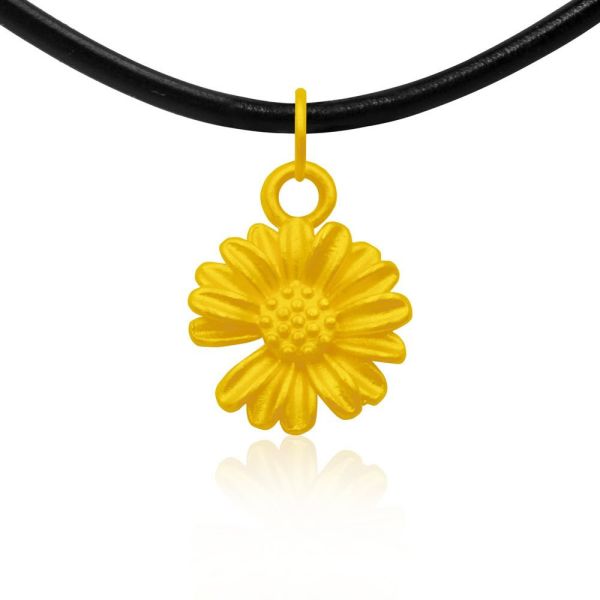 測試商品｜迷你雛菊墜鍊 1g 