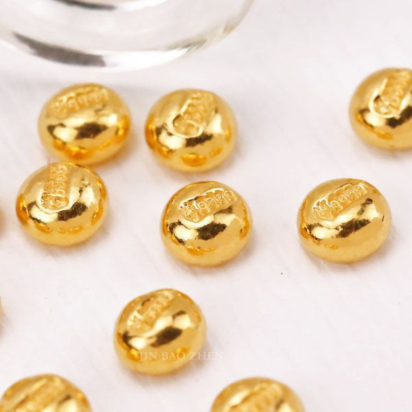 1克金豆子(黃金重0.26~0.27錢) 