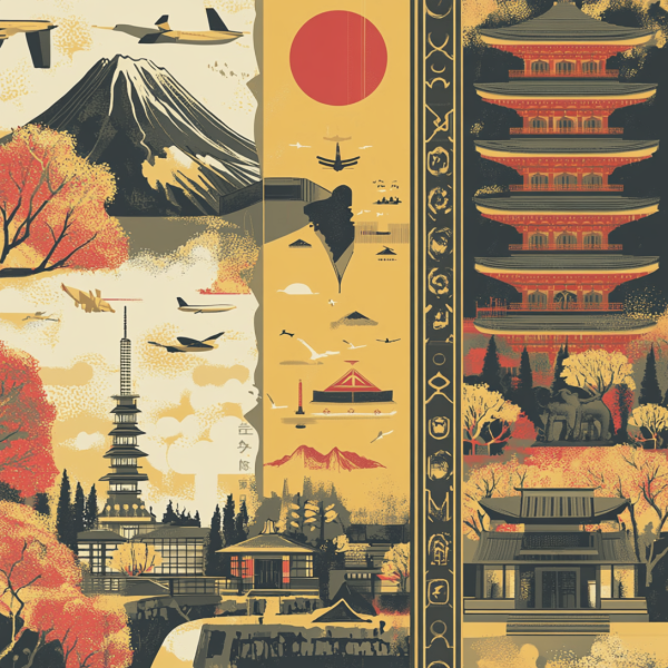 測試商品｜AI golden plane ticket to visit Japan in 2025 