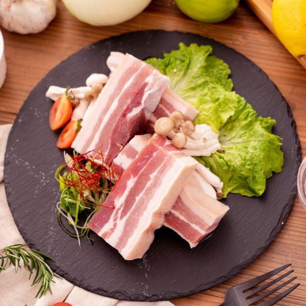 附皮豬五花肉排 