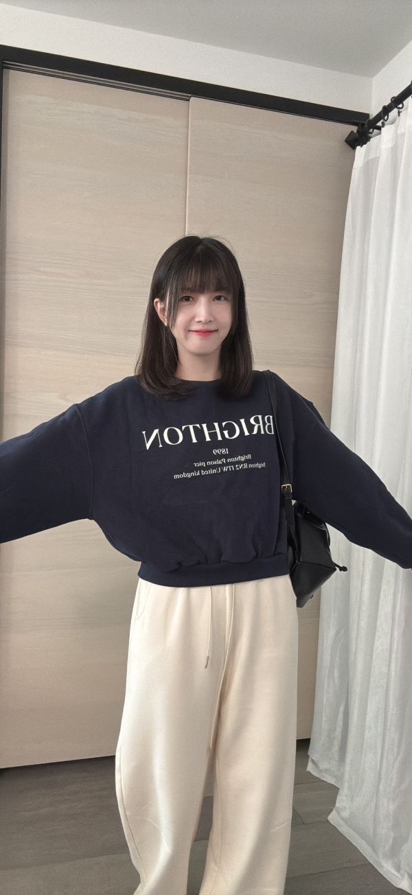 Brighton 簡約內刷毛衛衣 