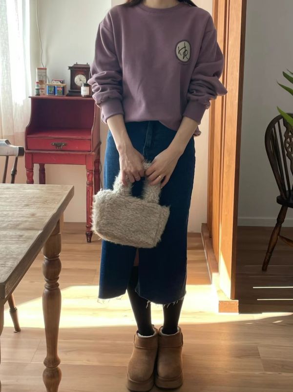 可愛圖騰純棉衛衣 
