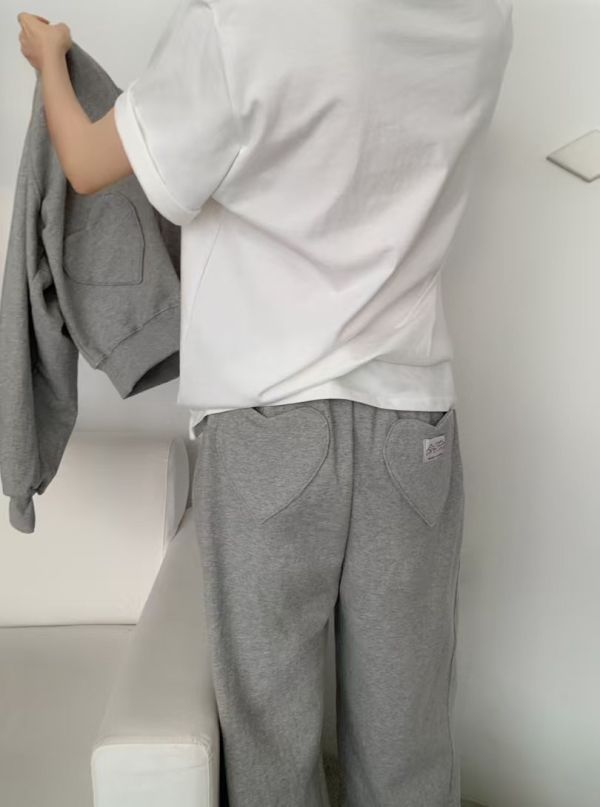 心型口袋運動褲 